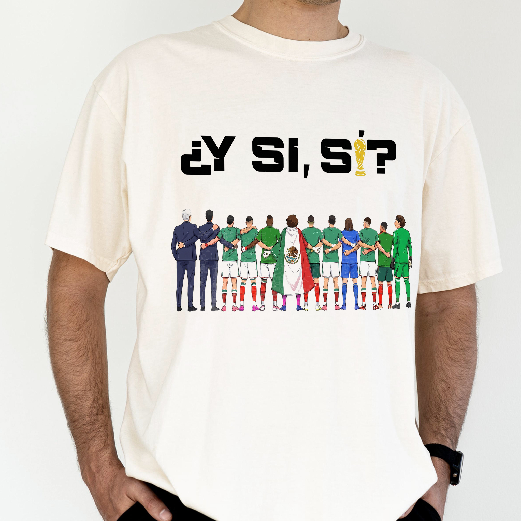 Y Si Si Mexico Soccer Fan Sweatshirt World Cup 2026 Apparel