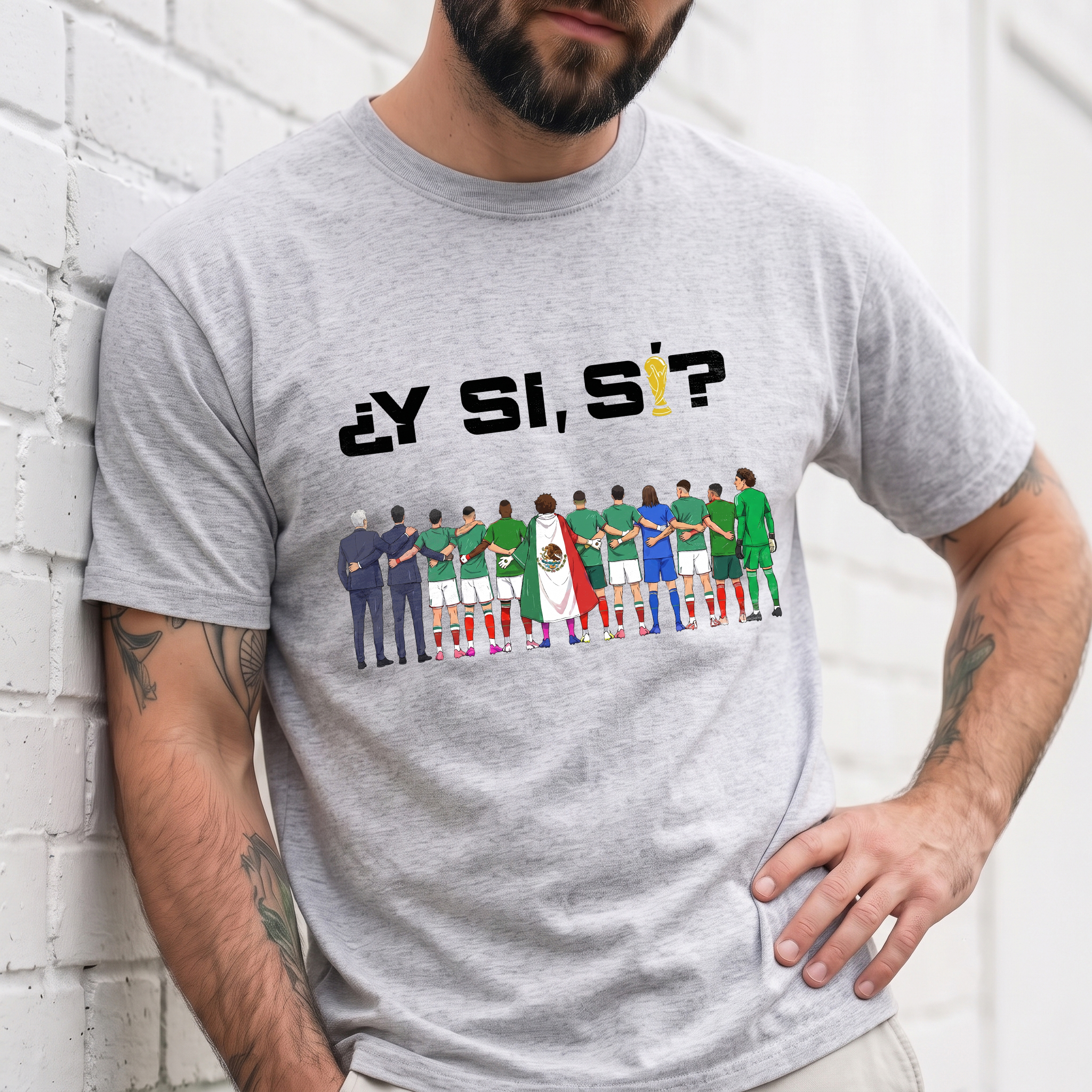Y Si Si Mexico Soccer Fan Sweatshirt World Cup 2026 Apparel