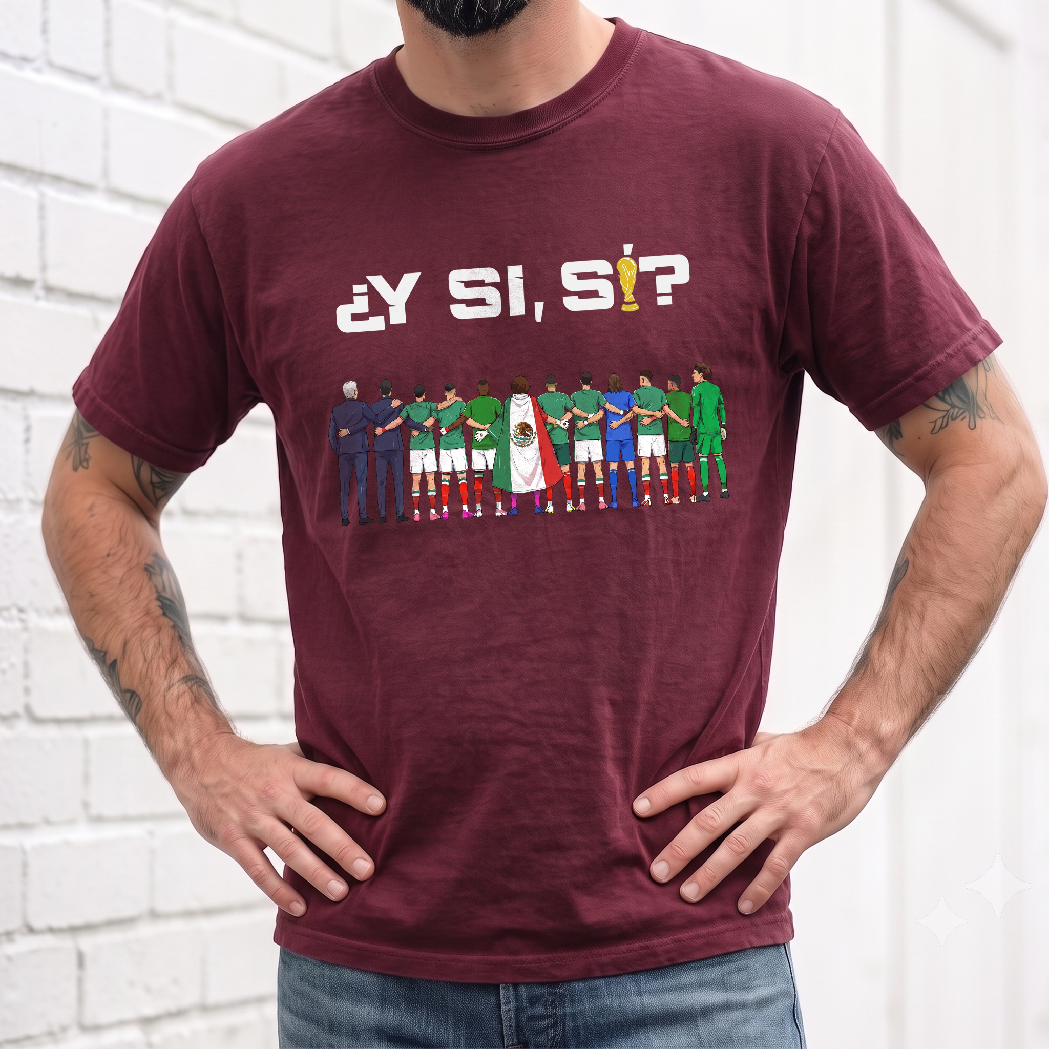 Y Si Si Mexico Soccer Fan Sweatshirt World Cup 2026 Apparel