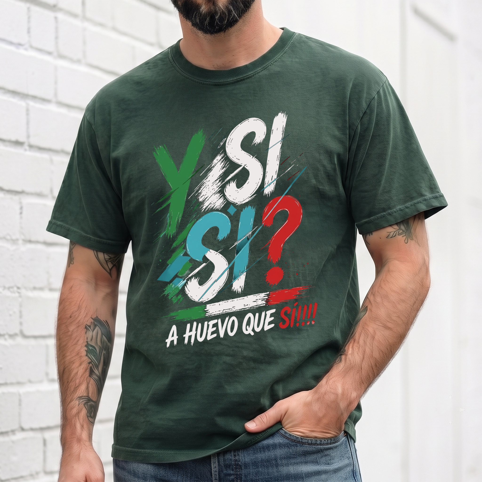 Y Si Si? A Huevo Que Si! Sweatshirt | Funny Mexican Slang Pullover