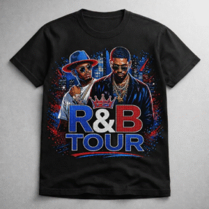 Vintage Bootleg R&B Tour 2026 Shirt | Graphic Concert Tee