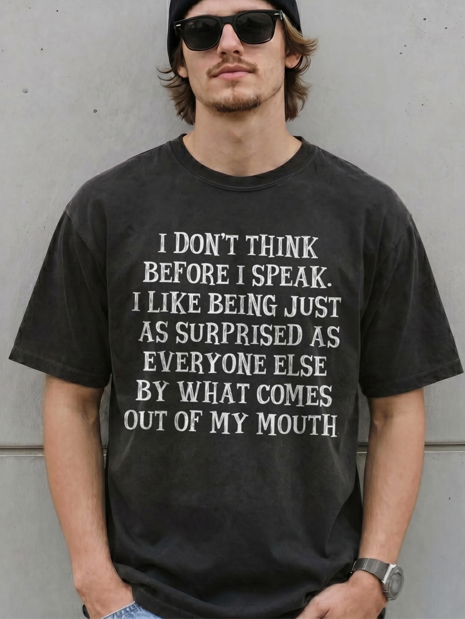 I Don't Think Before I Speak Shirt | Funny Sarcastic Tee