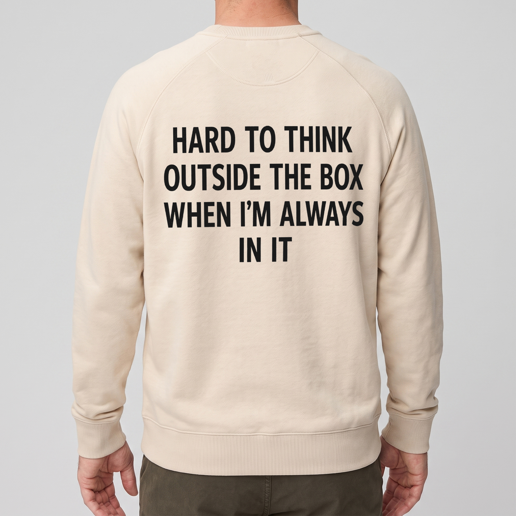 Funny Think Outside The Box T-Shirt | Sarcastic Office Humor