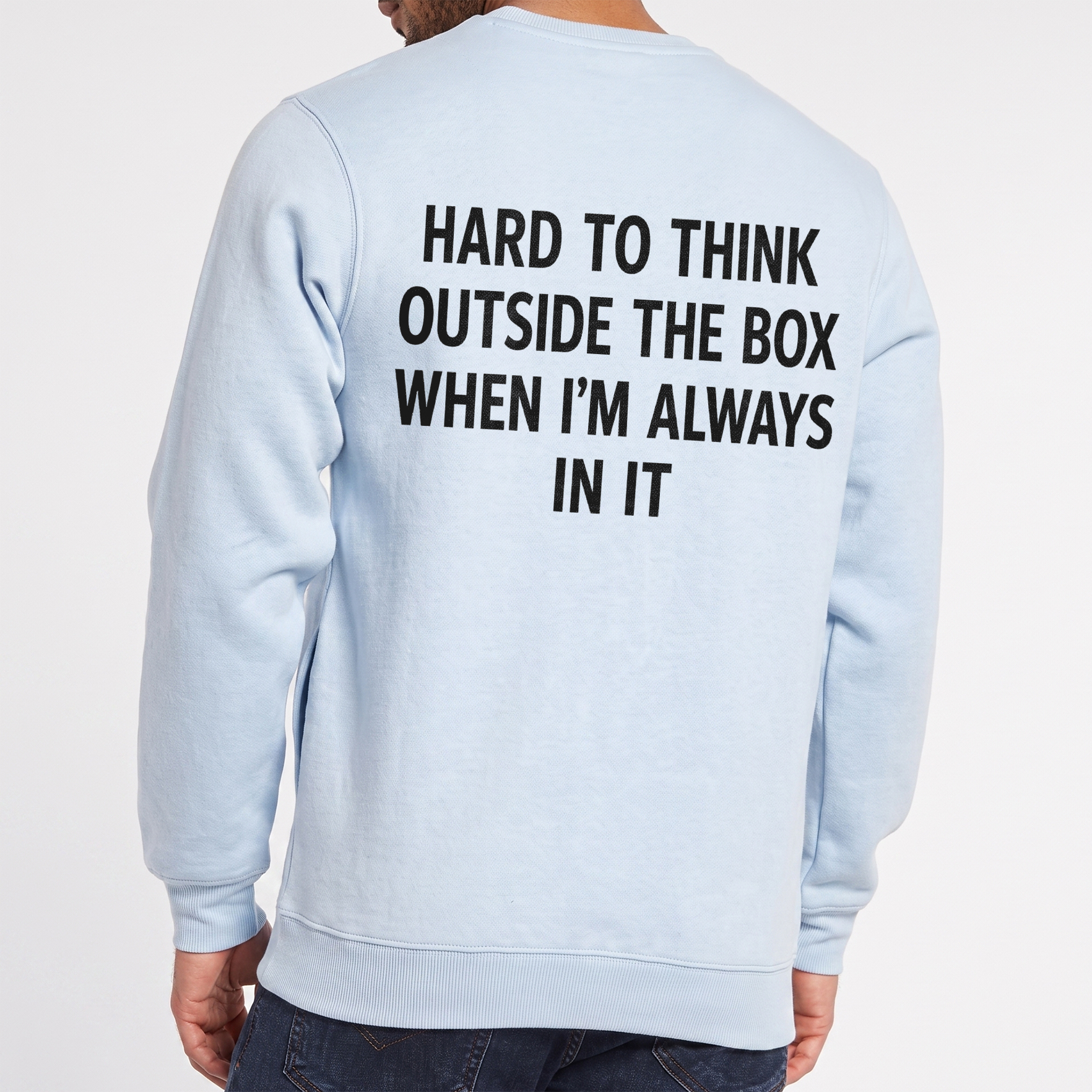 Funny Think Outside The Box T-Shirt | Sarcastic Office Humor