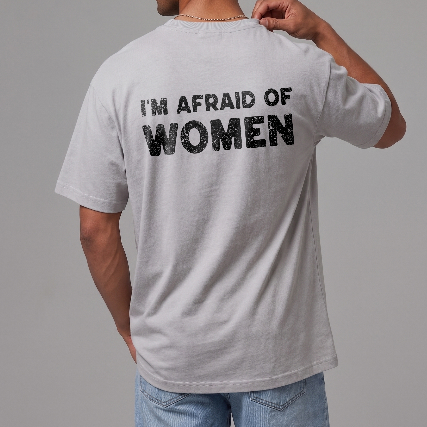 I'm Afraid of Women Shirt - Funny Ironic Gen Z Meme Tee