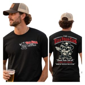 Ella Fella Club Vintage Texas Mascot T-Shirt | Retro Country Tee