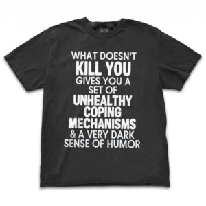 Sarcastic Mental Health Sweatshirt: Dark Humor Coping Crewneck