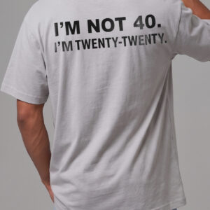 I'm Not 40 I'm Twenty Twenty Shirt - Funny Men's 40th Birthday Tee