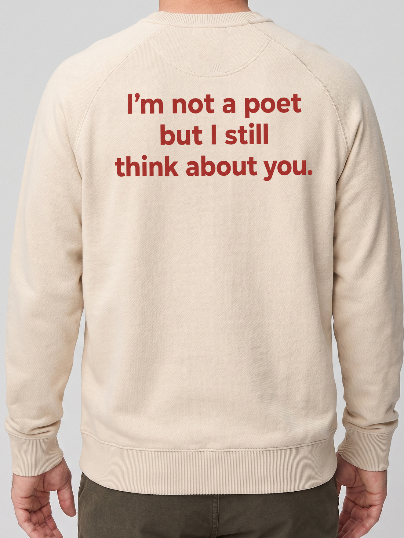 I'm Not A Poet But I Still Think About You Shirt | Minimalist Tee
