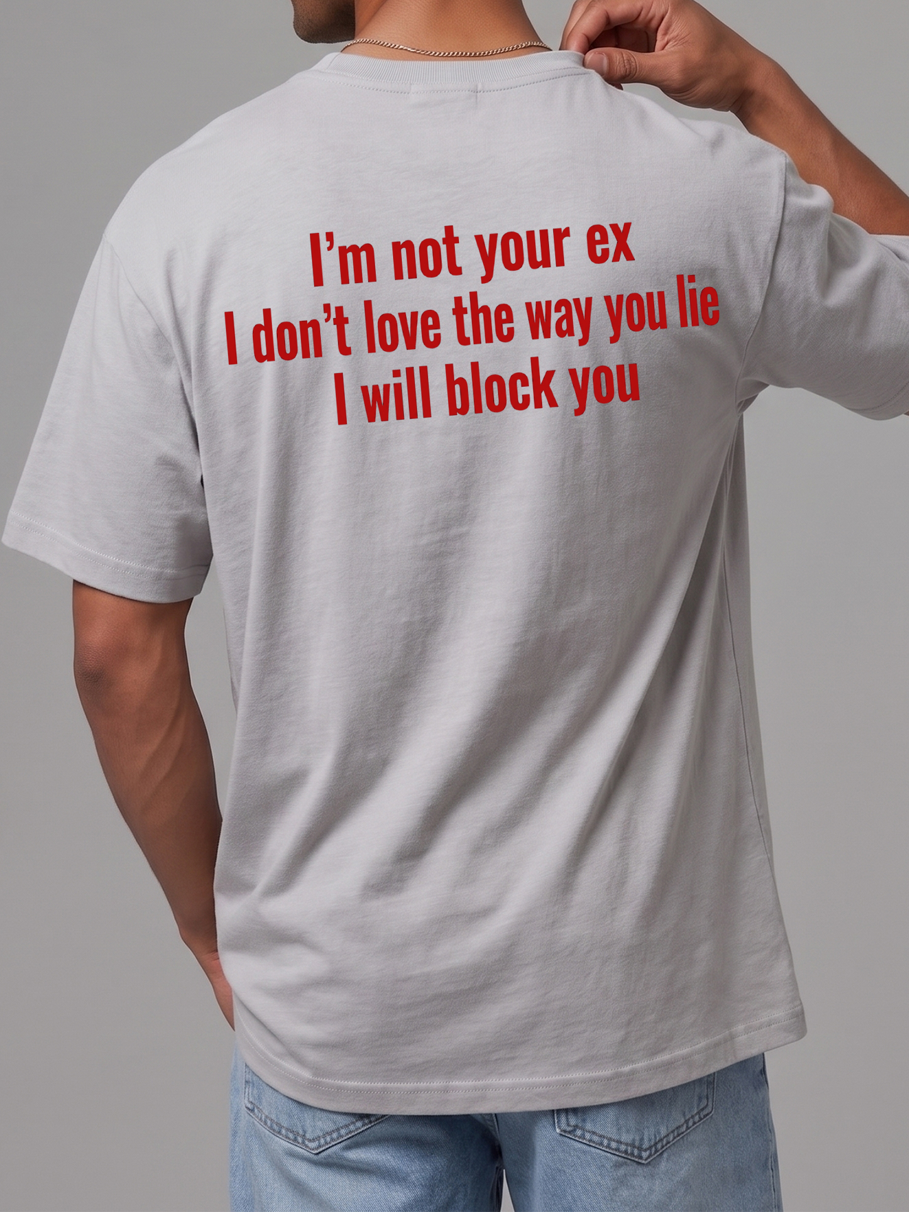I'm Not Your Ex Shirt - Funny Sarcastic Block You Graphic Tee