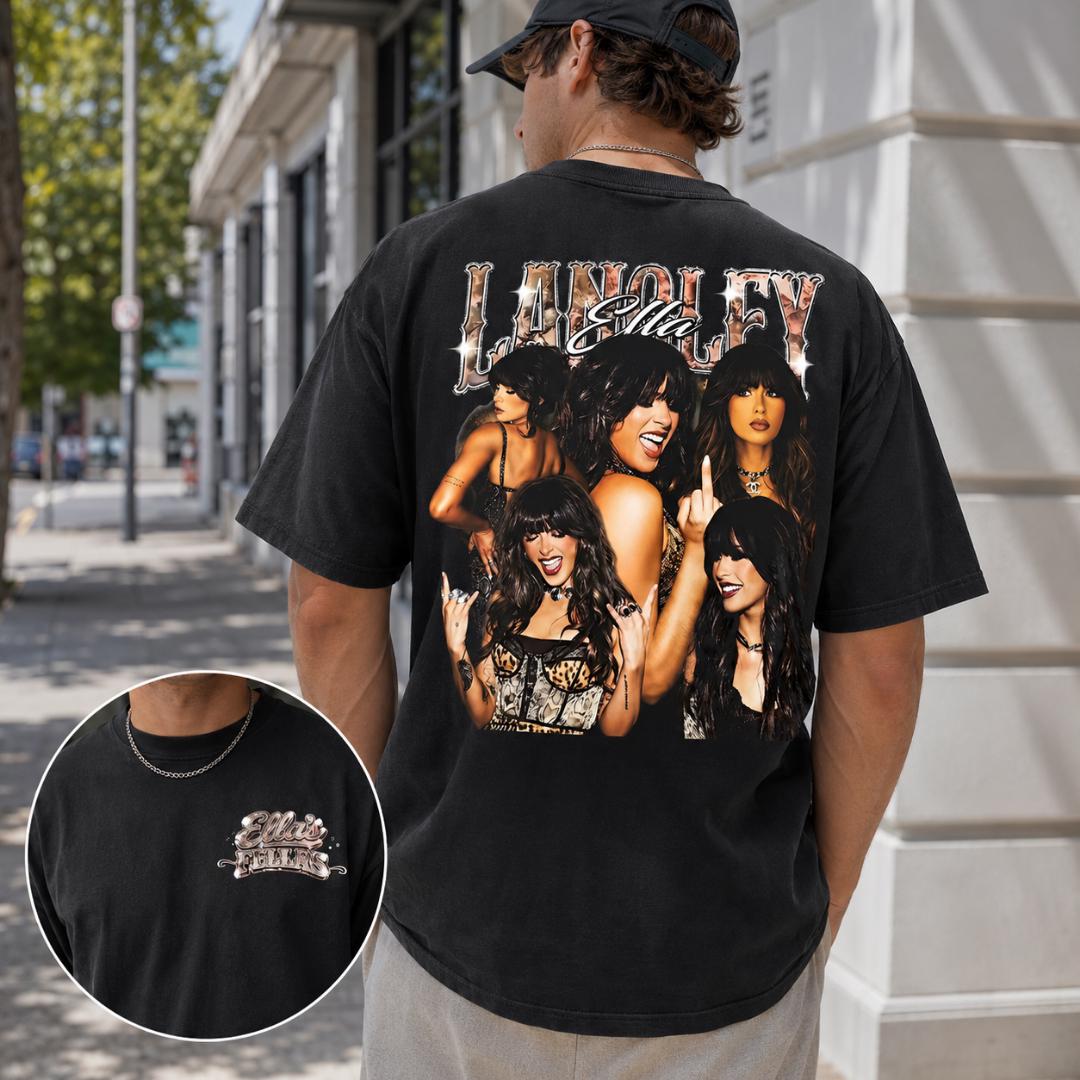 Two-Sided Vintage Country Singer Graphic Tee | Retro Music Shirt