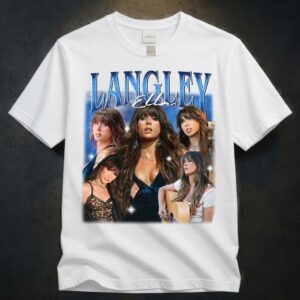 Vintage Langley Country Music Graphic Tee | 90s Bootleg Western Shirt