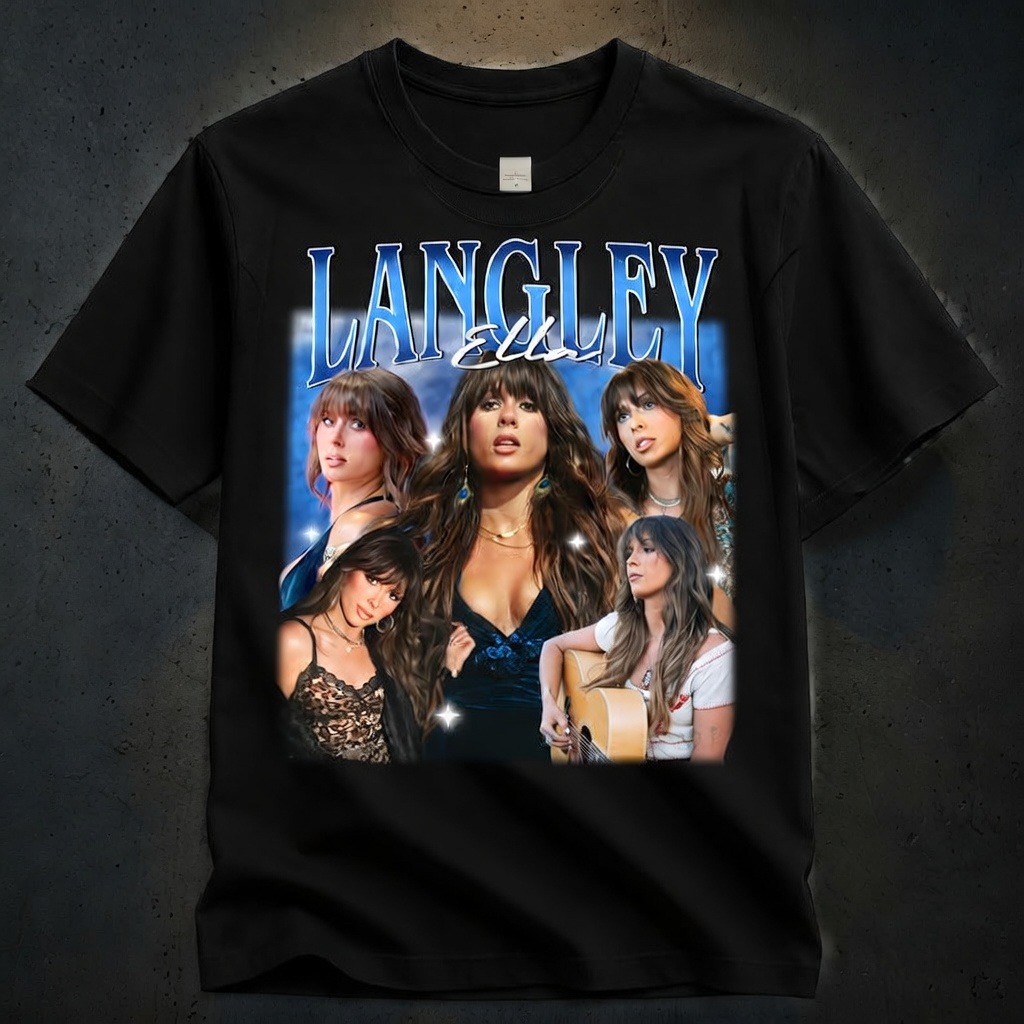 Vintage Langley Country Music Graphic Tee | 90s Bootleg Western Shirt