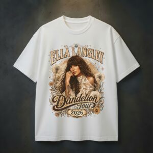 Vintage Boho Dandelion Tour 2026 T-Shirt | Retro Country Graphic Tee