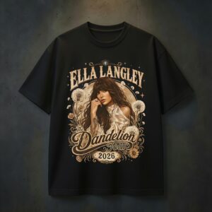 Vintage Boho Dandelion Tour 2026 T-Shirt | Retro Country Graphic Tee