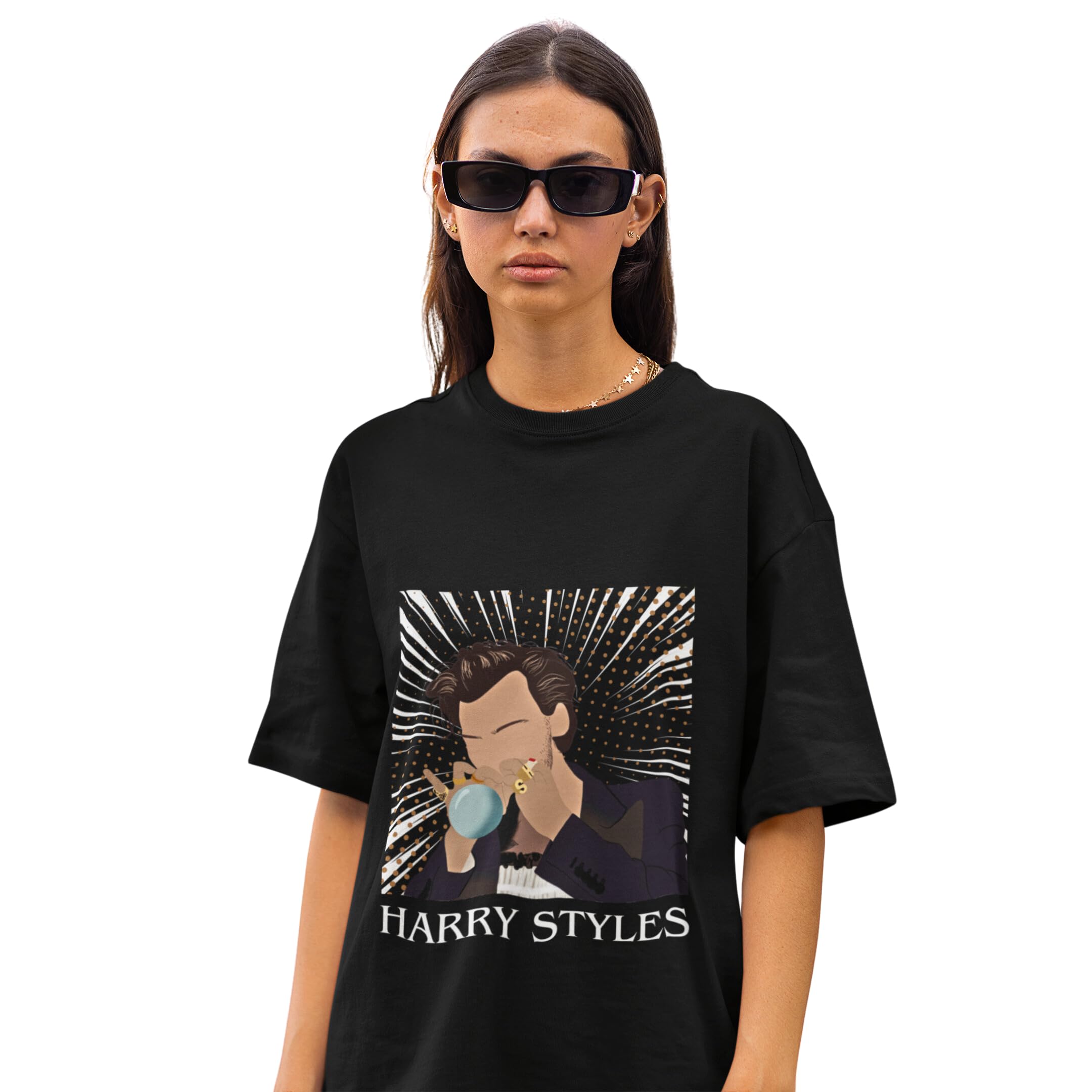 Retro Pop Art Harry Styles Graphic T-Shirt | 2026 Tour Merch