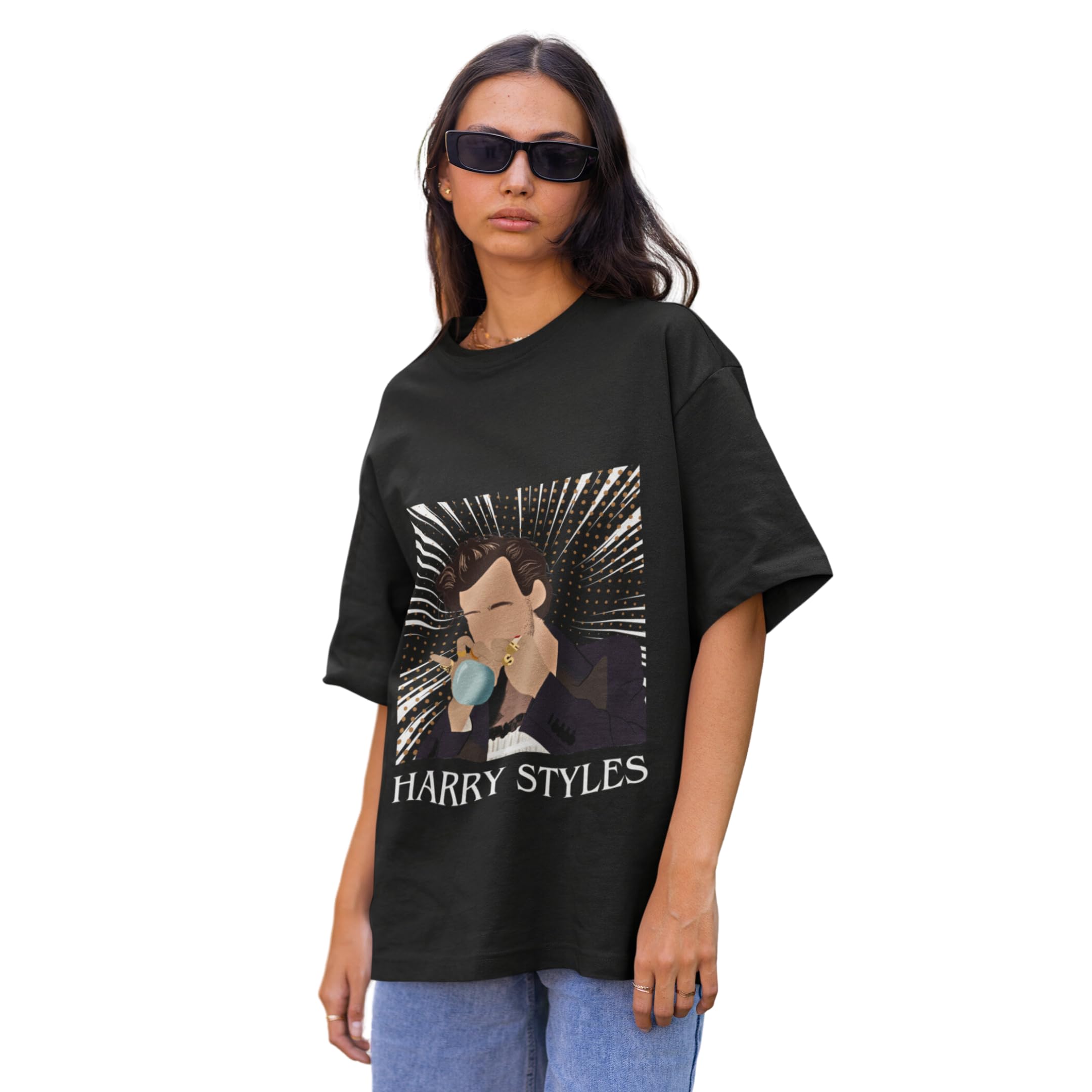 Retro Pop Art Harry Styles Graphic T-Shirt | 2026 Tour Merch