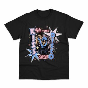 Kiss All The Time Disco Occasionally Shirt | Retro Graphic Tee