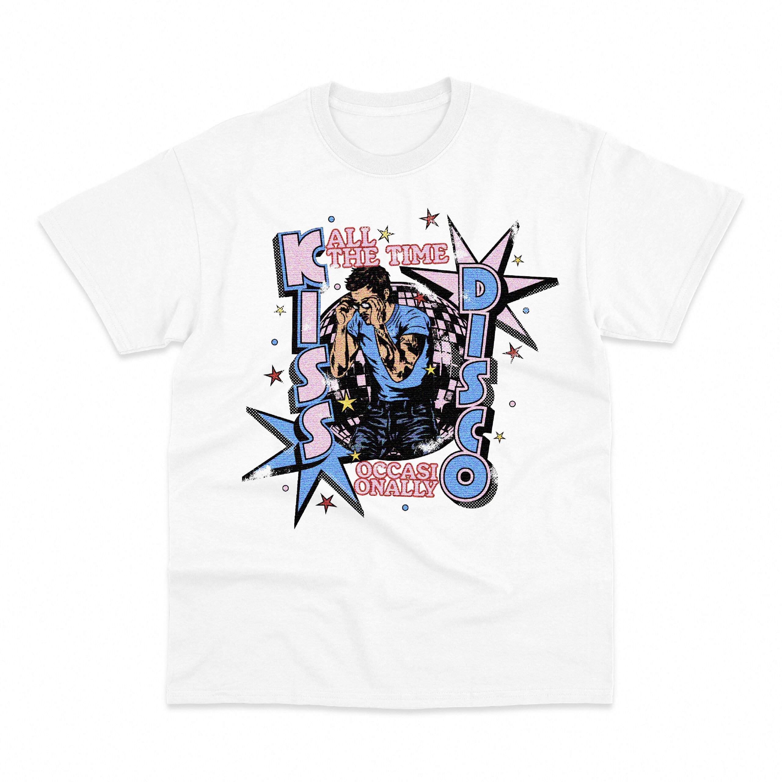 Kiss All The Time Disco Occasionally Shirt | Retro Graphic Tee