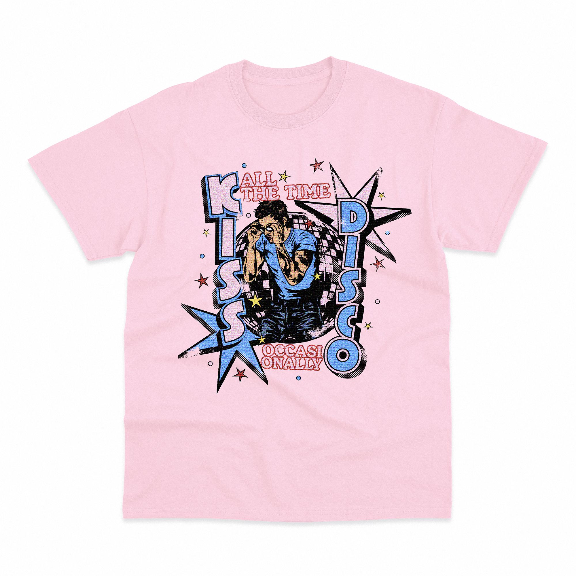 Kiss All The Time Disco Occasionally Shirt | Retro Graphic Tee