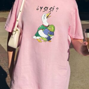 Y Si Si Funny Duck Meme Shirt | Spanish Phrase Graphic Tee