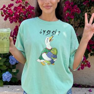 Y Si Si Funny Duck Meme Shirt | Spanish Phrase Graphic Tee