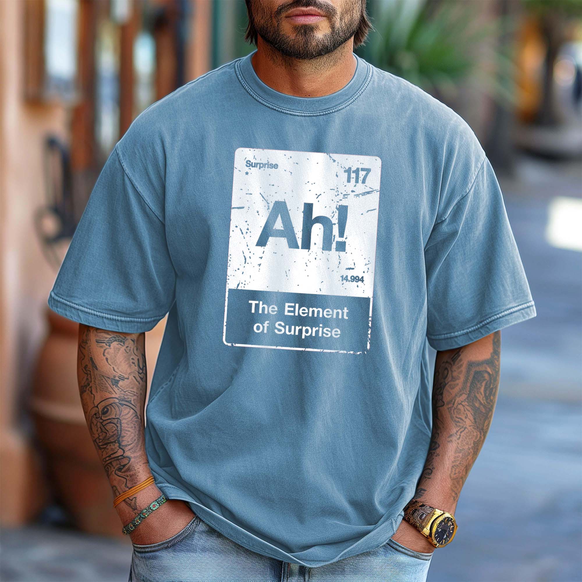 Ah! The Element of Surprise Shirt - Funny Chemistry Nerd Tee
