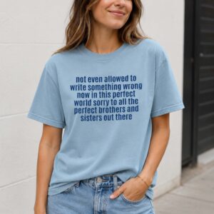 Funny Sarcastic Sibling Quote Sweatshirt | Trendy Pink Crewneck