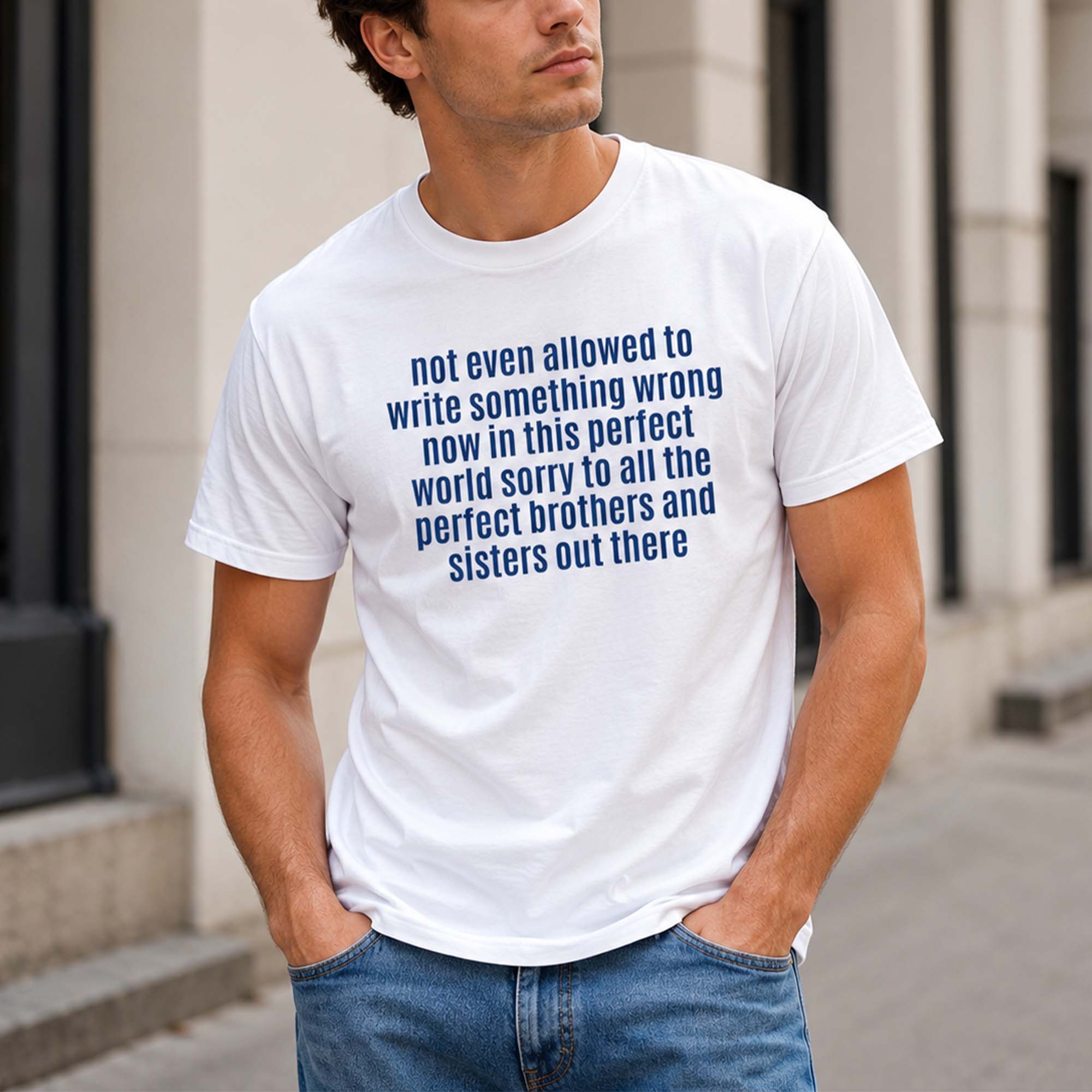 Funny Sarcastic Sibling Quote Sweatshirt | Trendy Pink Crewneck