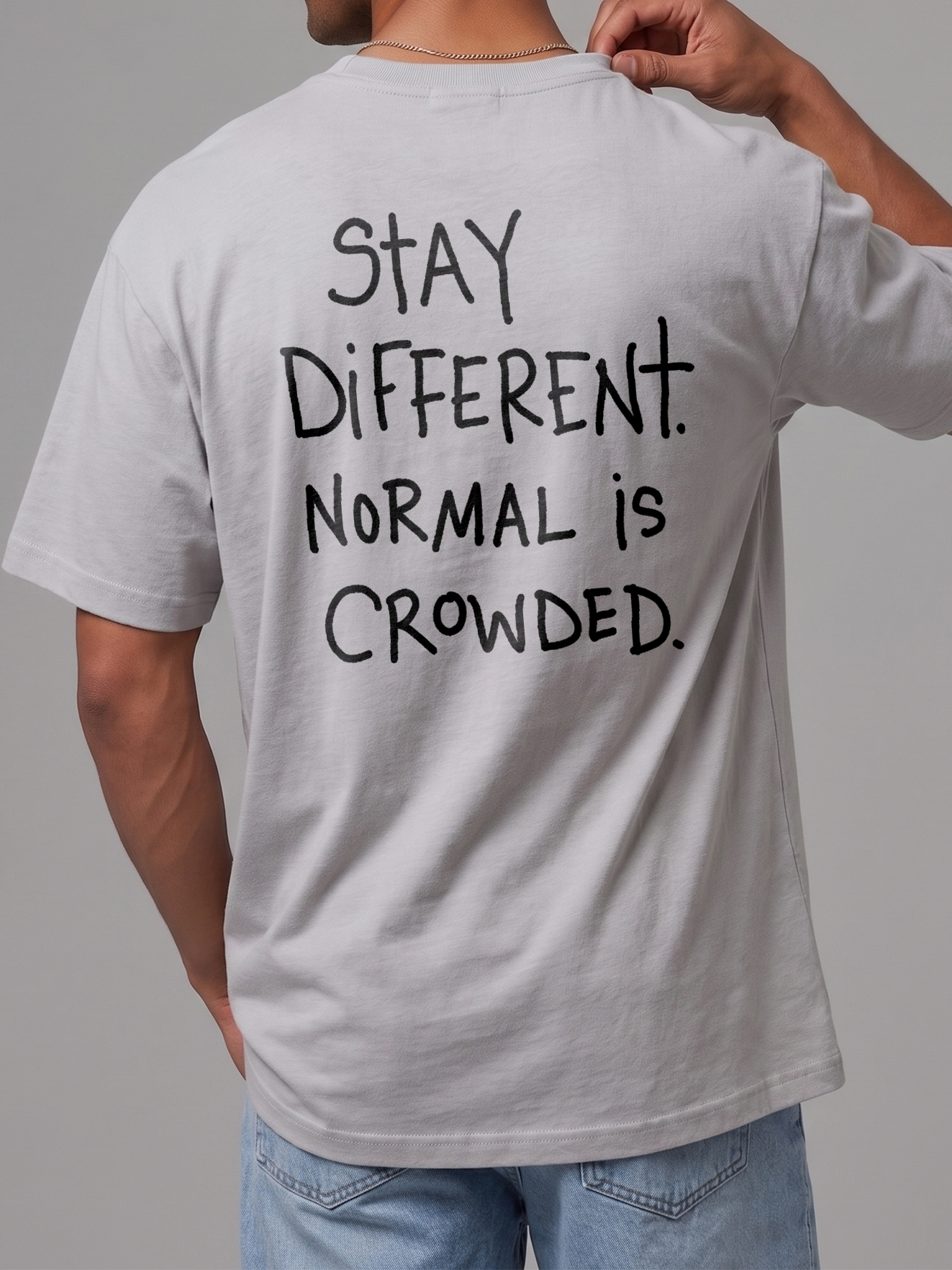 Stay Different Normal Is Crowded Shirt, Motivational Graphic Tee