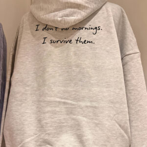 I Don't Do Mornings Funny T-Shirt - Relaxed Fit Humor Tee