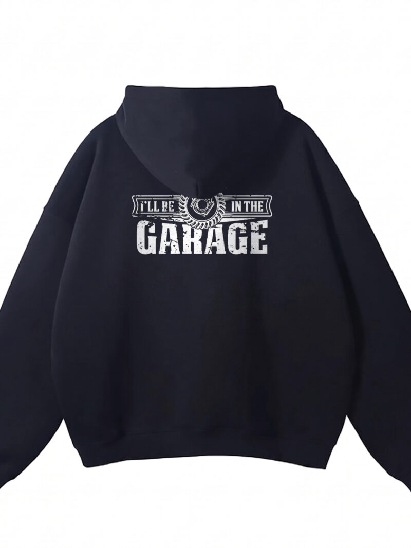 I'll Be In The Garage Mechanic Tee - Vintage Piston Car Guy Shirt