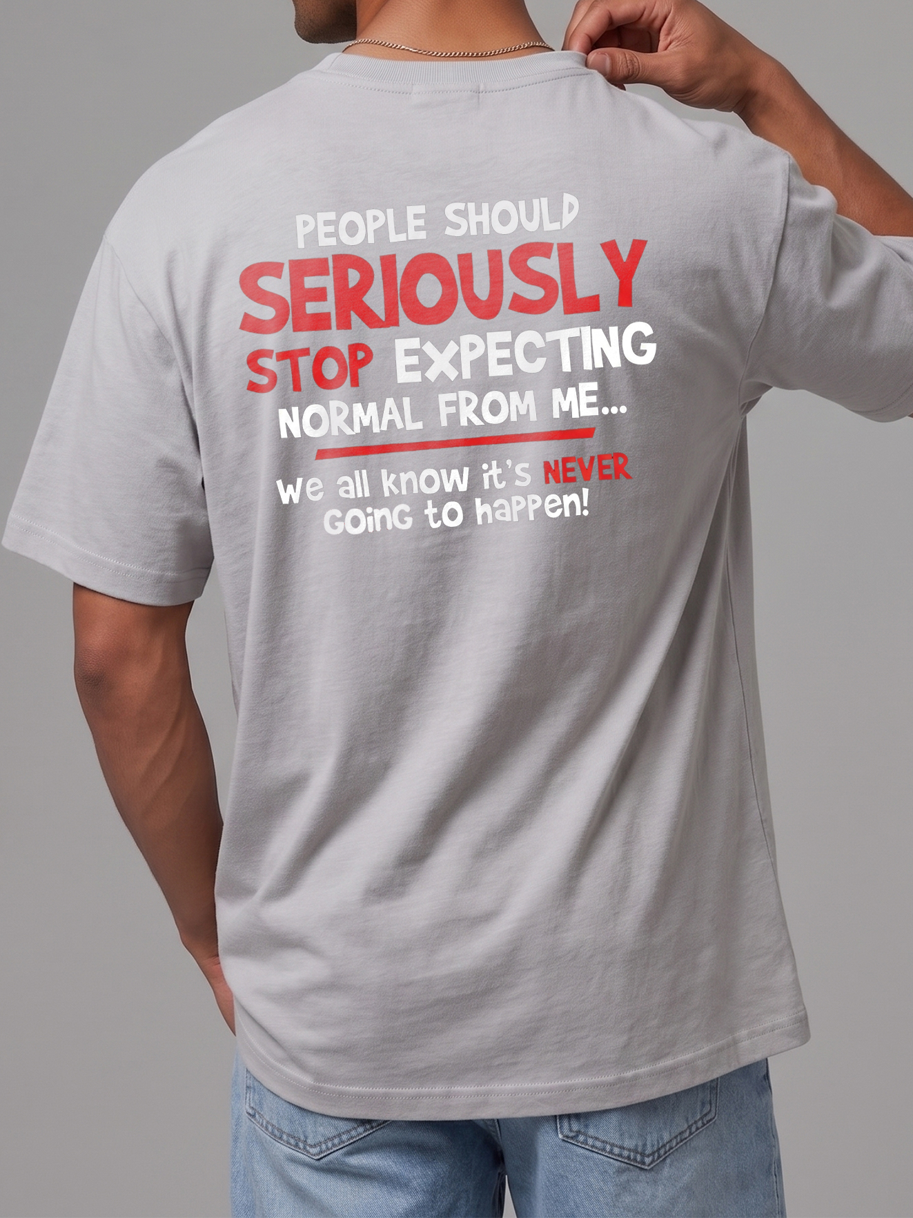 Stop Expecting Normal From Me Shirt - Funny Burnout Humor Tee