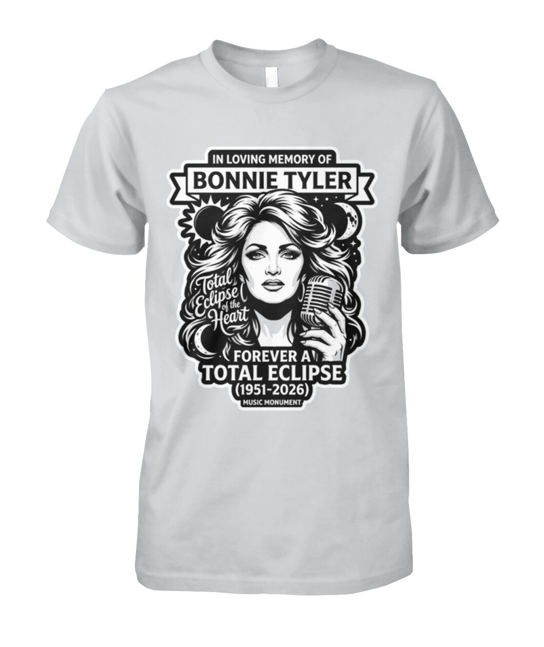 In Loving Memory Total Eclipse Tribute T-Shirt 1951-2026 Vintage Tee