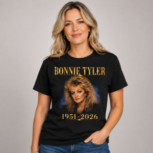 Bonnie Tyler 1951-2026 Tribute T-Shirt | Vintage Memorial Fan Tee