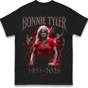 Bonnie Tyler Memorial Tribute Shirt 1951-2026 Vintage Rock Tee