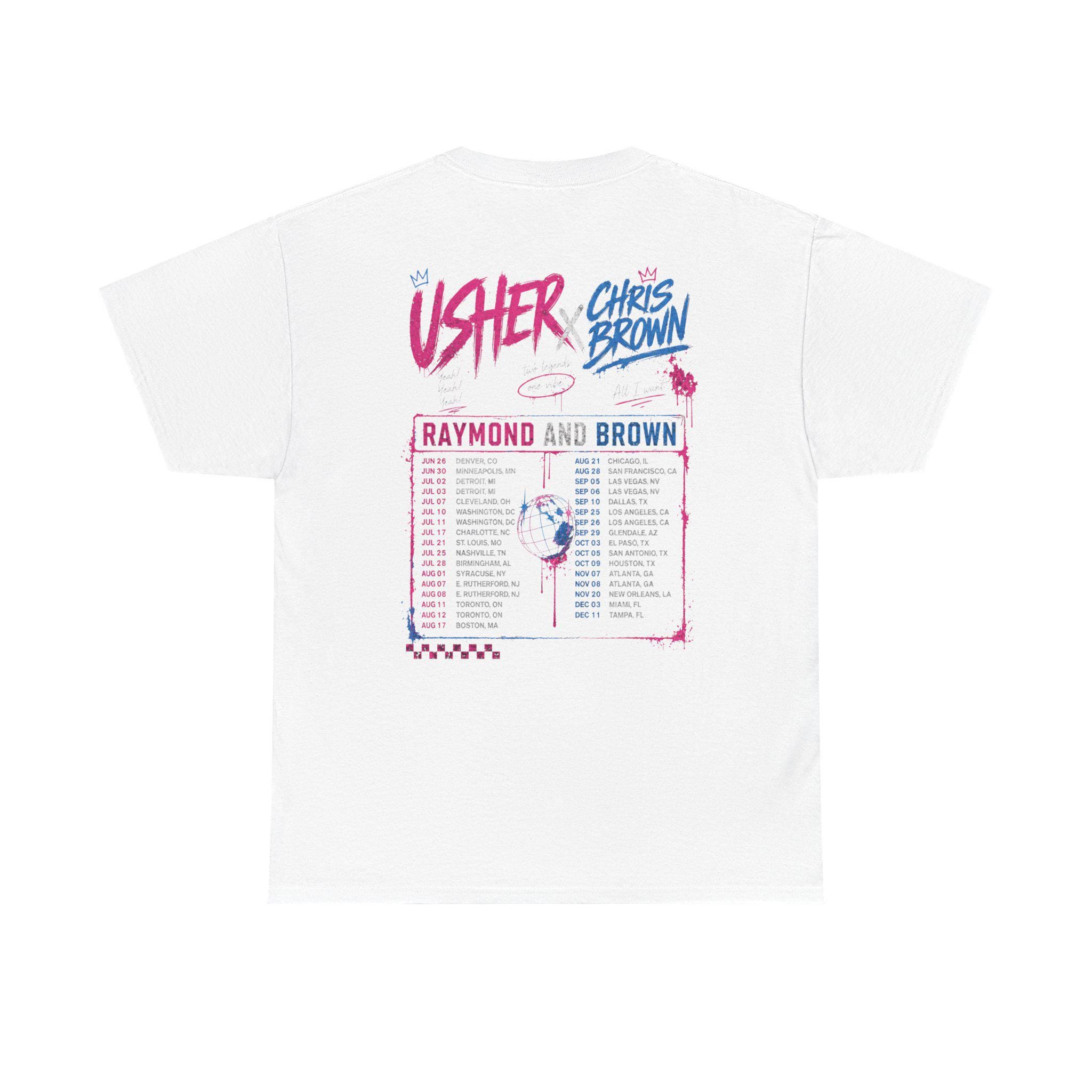 Vintage R&B Tour 2026 Bootleg Graphic Tee - Oversized Retro Concert Shirt