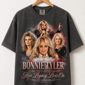 Bonnie Tyler Memorial Shirt - 1951-2026 Vintage Tribute Tee