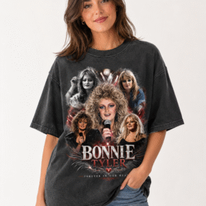 Bonnie Tyler Memorial Vintage Graphic Tee - 80s Retro Tribute Shirt