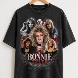 Bonnie Tyler Memorial Vintage Graphic Tee - 80s Retro Tribute Shirt