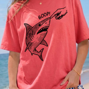 BOOP! Shark Meme T-Shirt | Funny Boop The Snoot Graphic Tee
