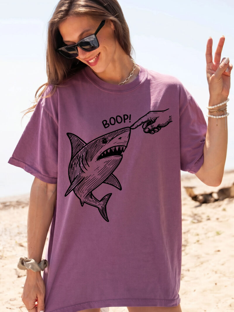 BOOP! Shark Meme T-Shirt | Funny Boop The Snoot Graphic Tee