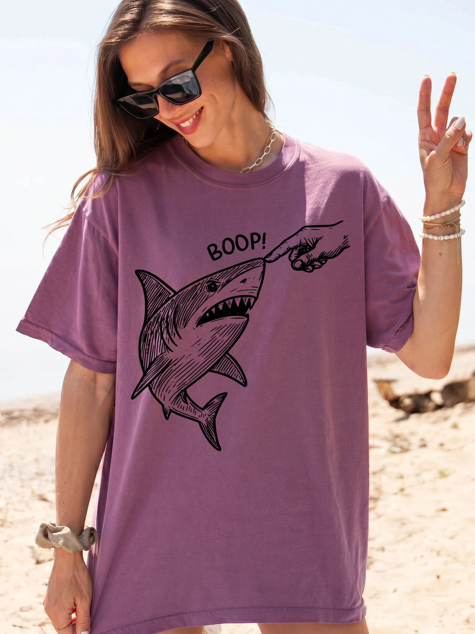 BOOP! Shark Meme T-Shirt | Funny Boop The Snoot Graphic Tee