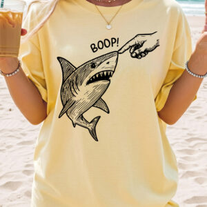 BOOP! Shark Meme T-Shirt | Funny Boop The Snoot Graphic Tee