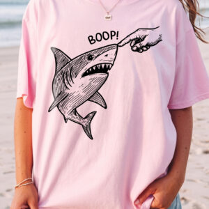 BOOP! Shark Meme T-Shirt | Funny Boop The Snoot Graphic Tee