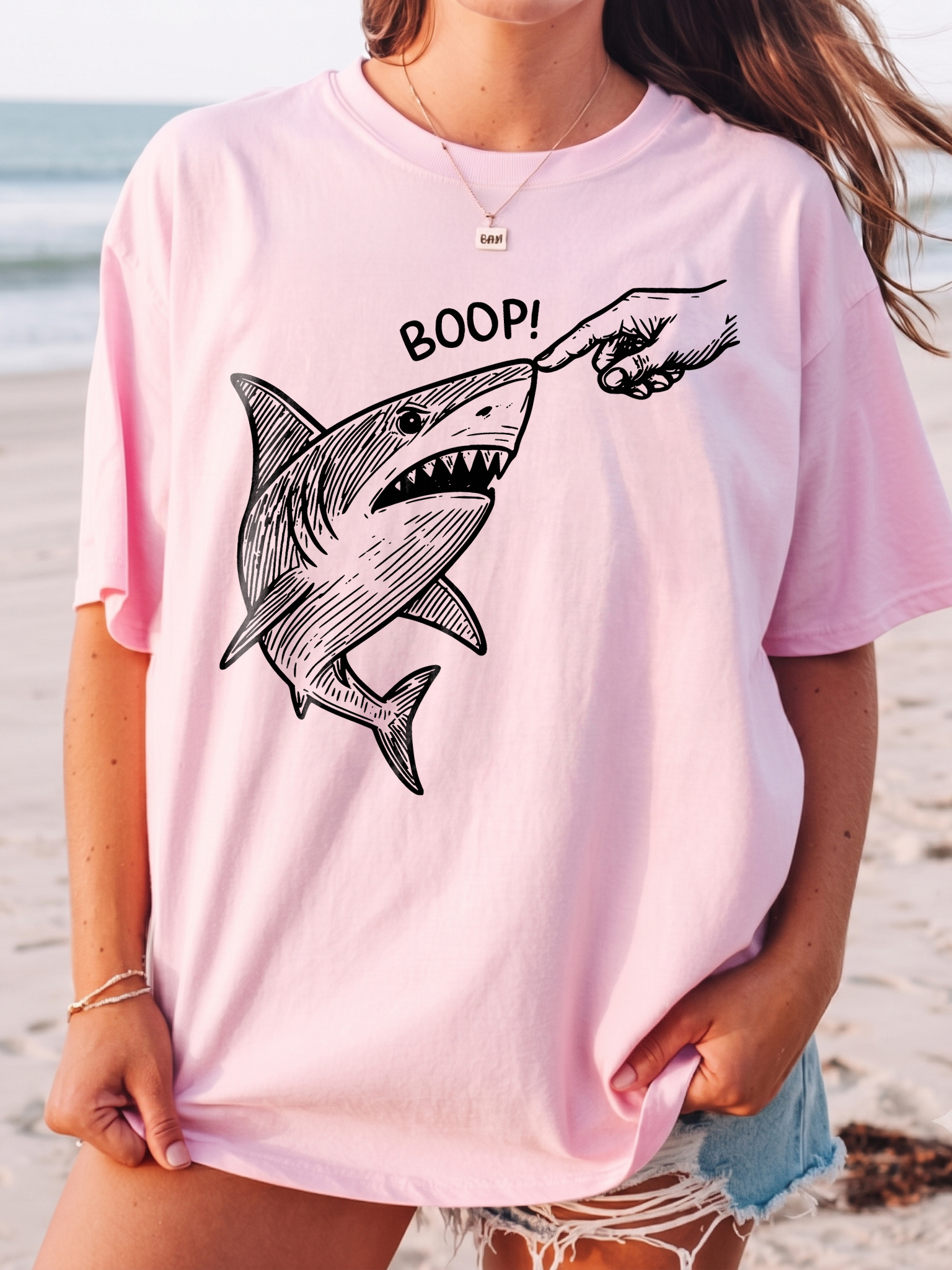 BOOP! Shark Meme T-Shirt | Funny Boop The Snoot Graphic Tee