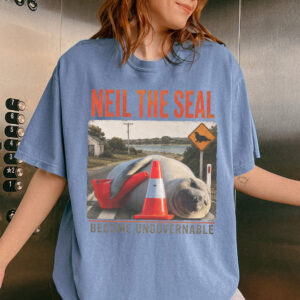 Funny Seal Become Ungovernable Shirt Vintage Meme Graphic Tee