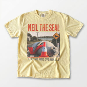 Funny Seal Become Ungovernable Shirt Vintage Meme Graphic Tee