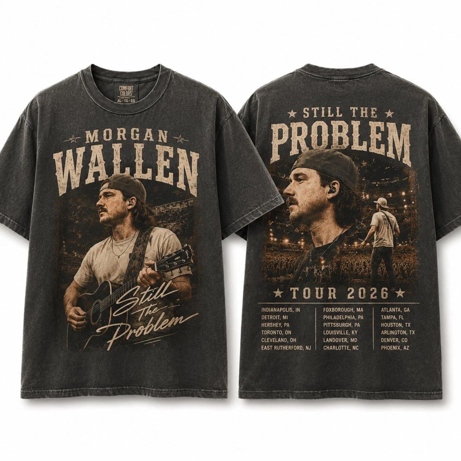 woobulk_1783738601856_0_594024eb.png Morgan Wallen Still The Problem Tour 2026 Vintage Wash Tee