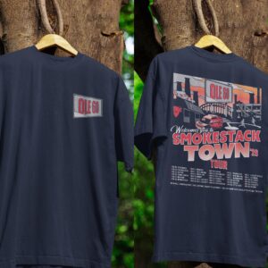 Ole 60 Smokestack Town '26 Tour Graphic T-Shirt - Concert Merch